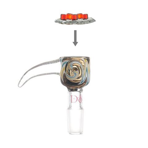 Dokha Dragon Shisha Bowl 14mm - Shisha Glass