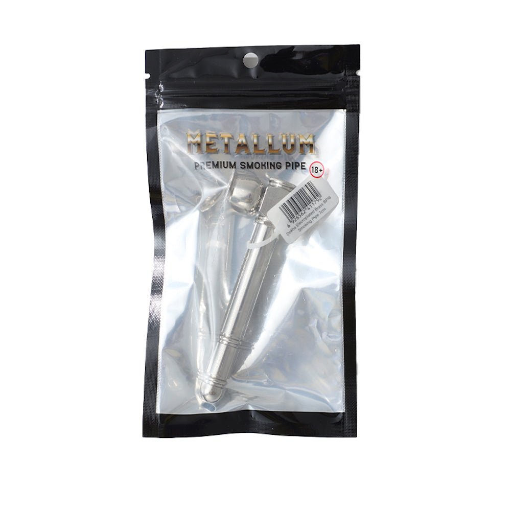 Dokha Electroplated Billiard Smoking Pipe 7cm | Shisha Glass
