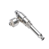 Dokha Electroplated Brass Smoking Pipe 7cm | Shisha Glass