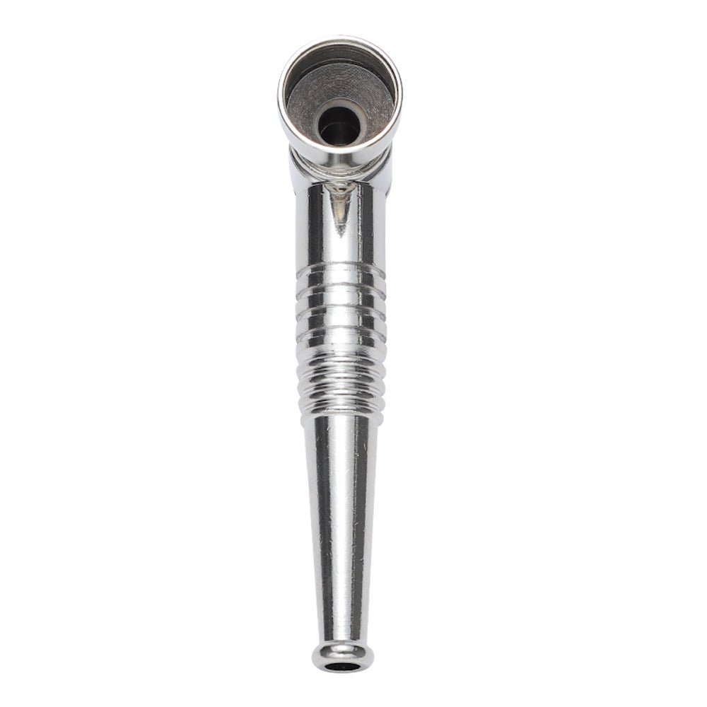 Dokha Electroplated Brass Smoking Pipe 8.6cm | Shisha Glass
