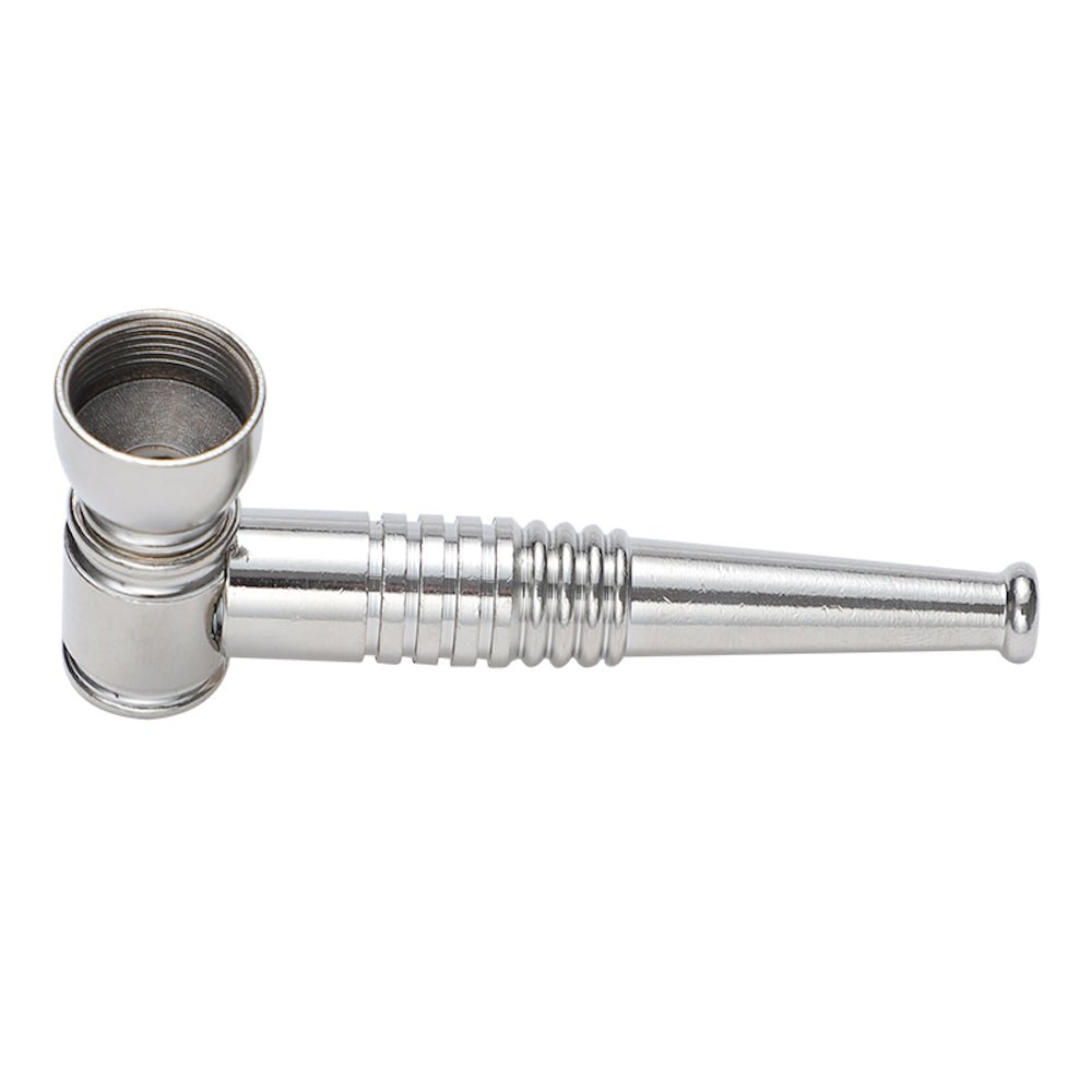 Dokha Electroplated Brass Smoking Pipe 8.6cm | Shisha Glass