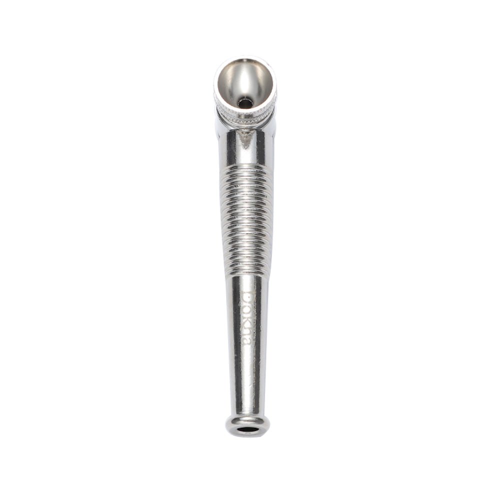 Dokha Electroplated Brass Smoking Pipe 9.4cm | Shisha Glass