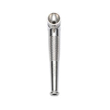 Dokha Electroplated Brass Smoking Pipe 9.4cm | Shisha Glass