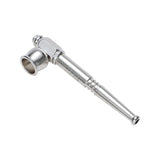 Dokha Electroplated Brass Smoking Pipe 9cm | Shisha Glass