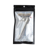 Dokha Electroplated Brass Smoking Pipe 9cm | Shisha Glass