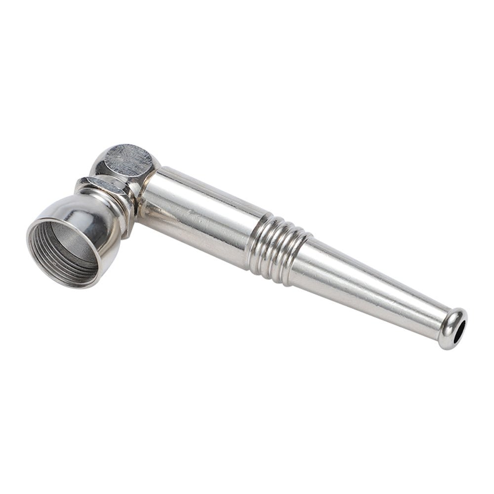 Dokha Electroplated Metal Smoking Pipe 8.6cm | Shisha Glass