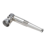 Dokha Electroplated Metal Smoking Pipe 8.6cm | Shisha Glass