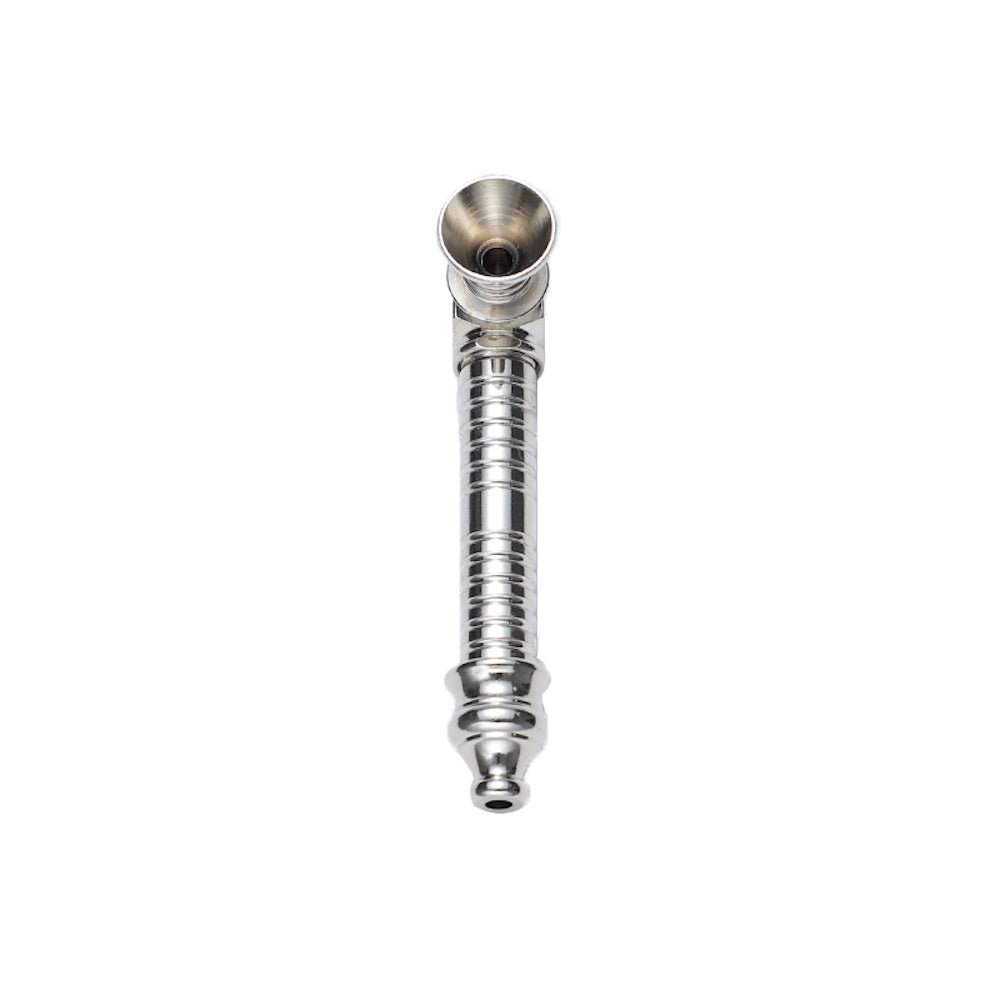 Dokha Electroplated Metal Smoking Pipe 8.8cm | Shisha Glass