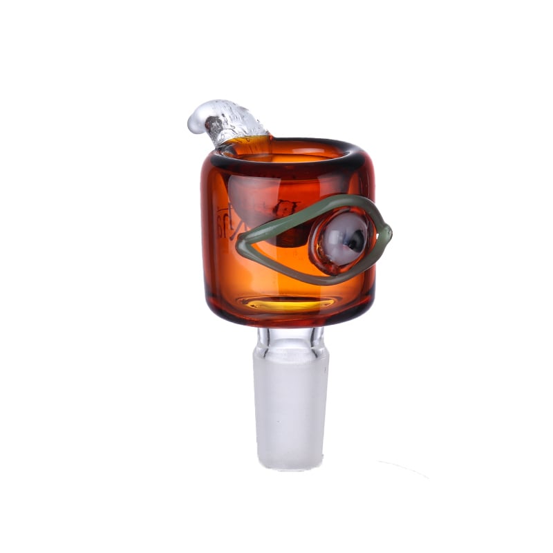 Dokha Eye Ball Drop Glass Cone Pipe 14mm - Shisha Glass