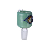 Dokha Eye Ball Drop Glass Cone Pipe 14mm - Shisha Glass
