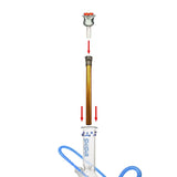 Dokha Flair Metal Stem Silver 14mm 12cm - Shisha Glass