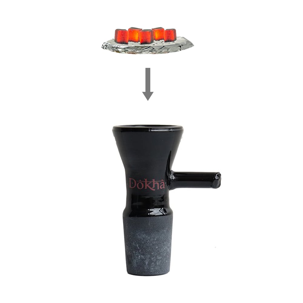 Dokha Funnel Shisha Bowl 18mm - Shisha Glass