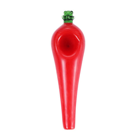 Dokha Glass Carrot Shape Weed Pipe 12cm | Shisha Glass