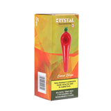 Dokha Glass Carrot Shape Weed Pipe 12cm | Shisha Glass