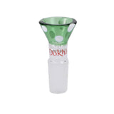 Dokha Glass Colored Dot Dropcone with Handle 14mm | Shisha Glass