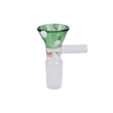 Dokha Glass Colored Dot Dropcone with Handle 14mm | Shisha Glass