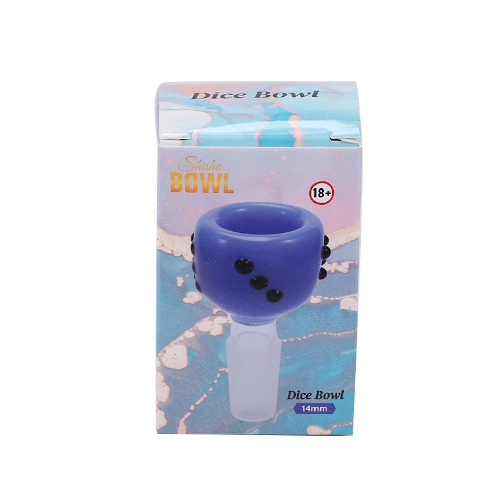 Dokha Glass Dice Dropcone 14mm | Shisha Glass