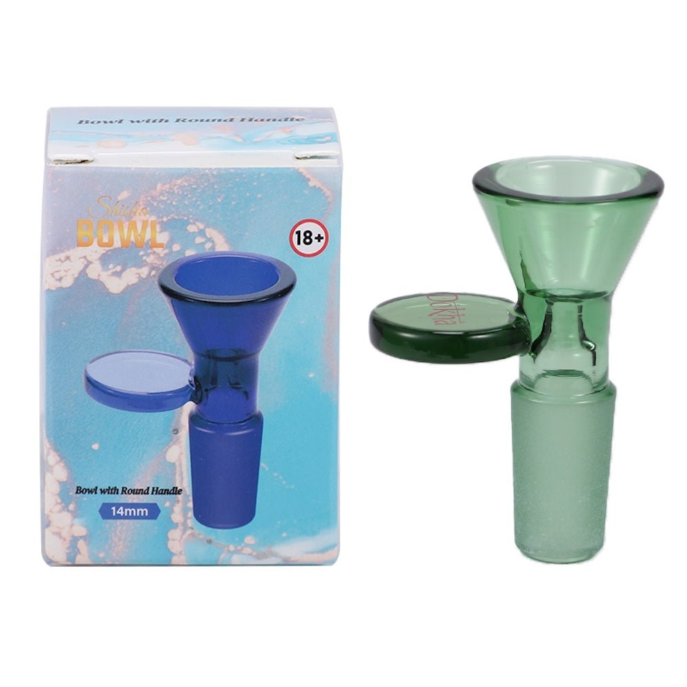 Dokha Glass Dropcone with Round Handle 14mm | Shisha Glass