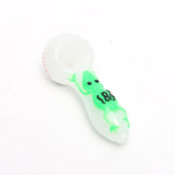 Dokha Glass Froggy Spoon Weed Pipe 10cm - Shisha Glass