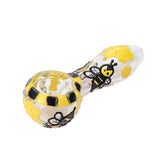 Dokha Glass Honeybee Smoking Pipe 10.5cm | Shisha Glass