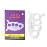 Dokha Glass Knuckle Bubbler Hand Pipe Cone Holder - Shisha Glass