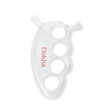 Dokha Glass Knuckle Bubbler Hand Pipe Cone Holder - Shisha Glass