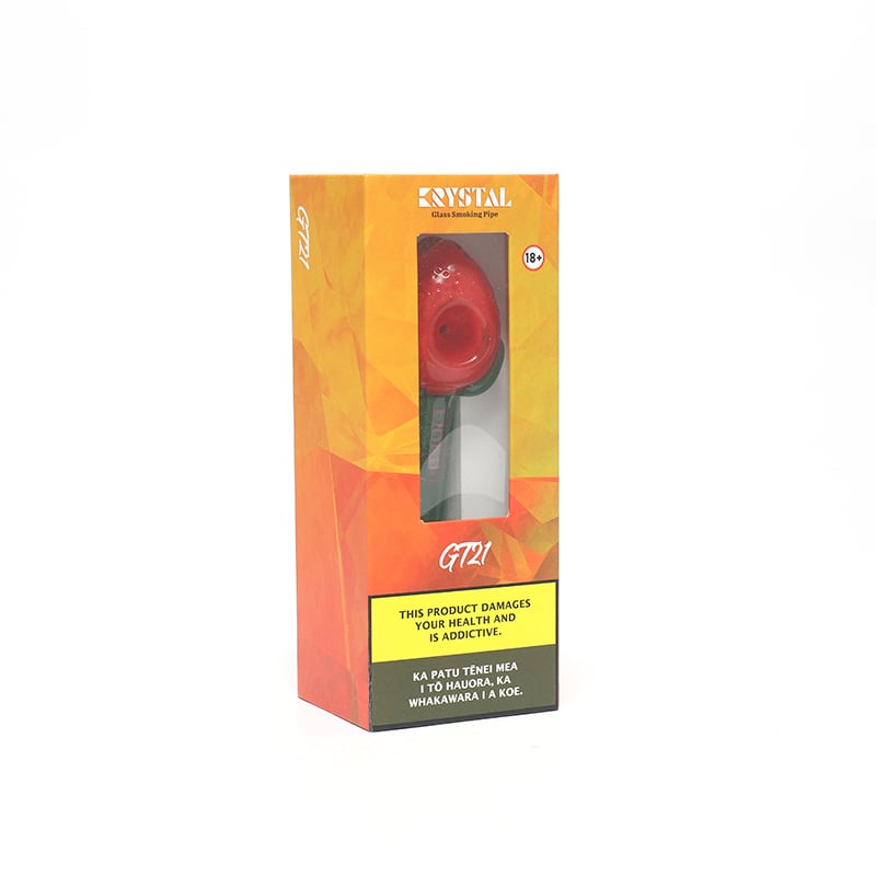 Dokha Glass Strawberry Spoon Weed Pipe 13cm