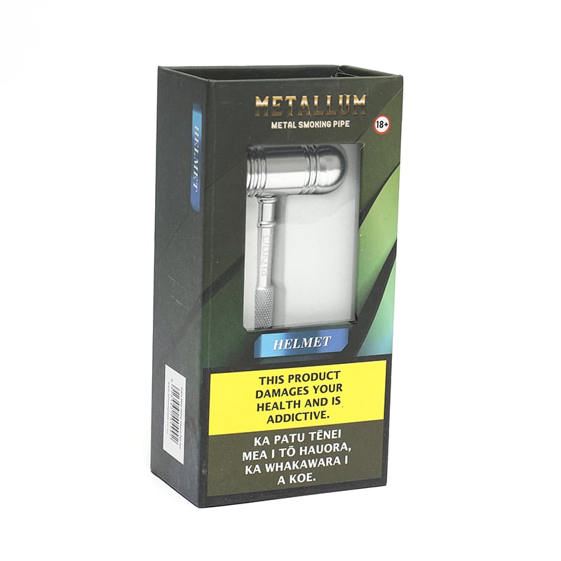 Dokha Helmet Metal Billiard Weed Pipe 9cm