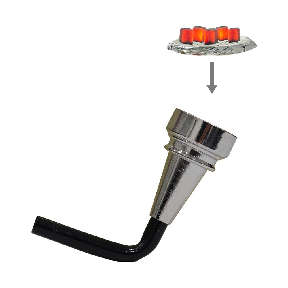 Dokha メタル スモール ホース シーシャボウル付き
