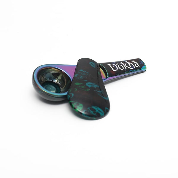 N Metal Splinter Dokha Metal Splinter Spoon Pipe 9.6cm | Shisha Glass