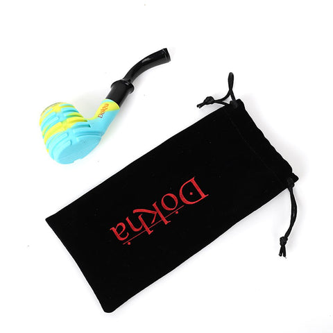 Dokha Silicone Billiard Sherlock Weed Pipe 13cm