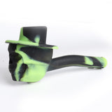 Dokha Silicone Skull Hat Sherlock Weed Pipe 14cm
