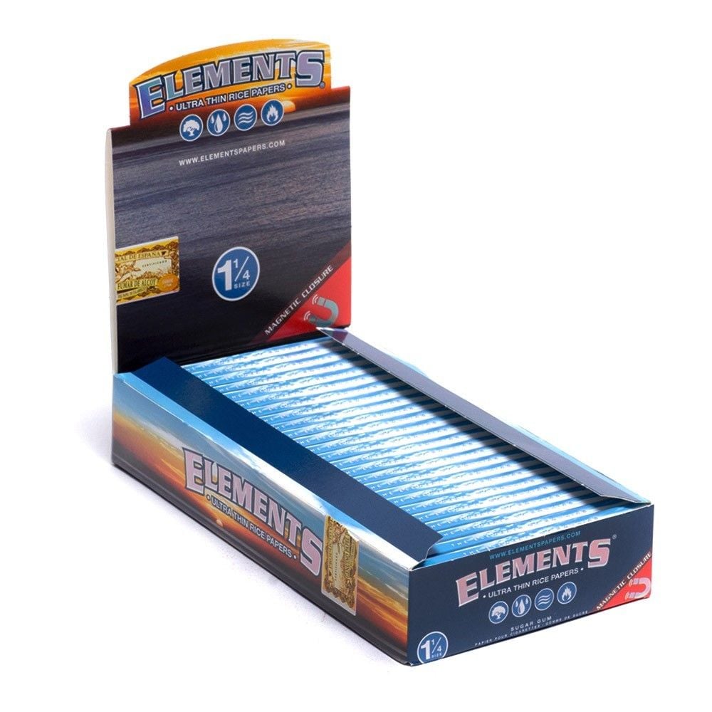 Elements 1 1/4 Rolling Papers | Shisha Glass