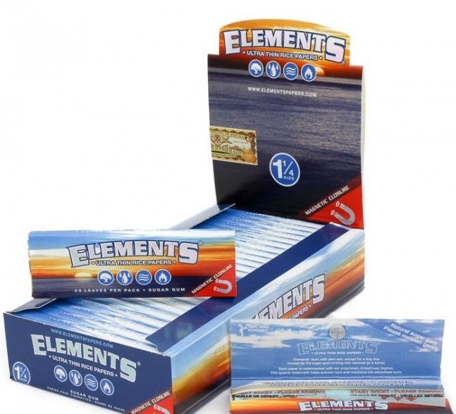 Elements 1 1/4 Rolling Papers | Shisha Glass