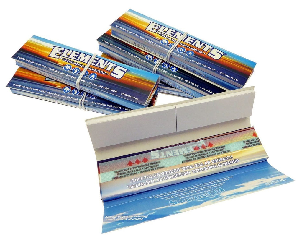 Elements Rooling Tips Elements King Size Ultra Slims Connoisseur Rolling Papers & Tips ...
