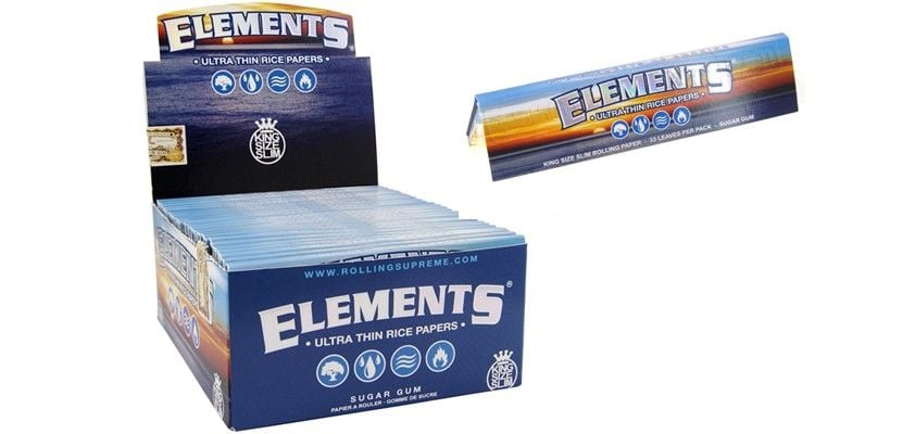 Elements King Size Ultra Slims Rolling Papers