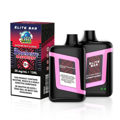 Elite Bar Blueberry Raspberry Disposable Vape - Shisha Glass