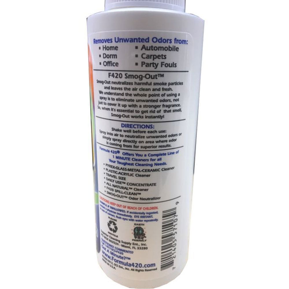 Formula 420 Smog-Out Cleaner 4oz | Shisha Glass