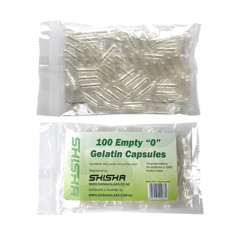 Gelatine Empty Capsules - Shisha Glass