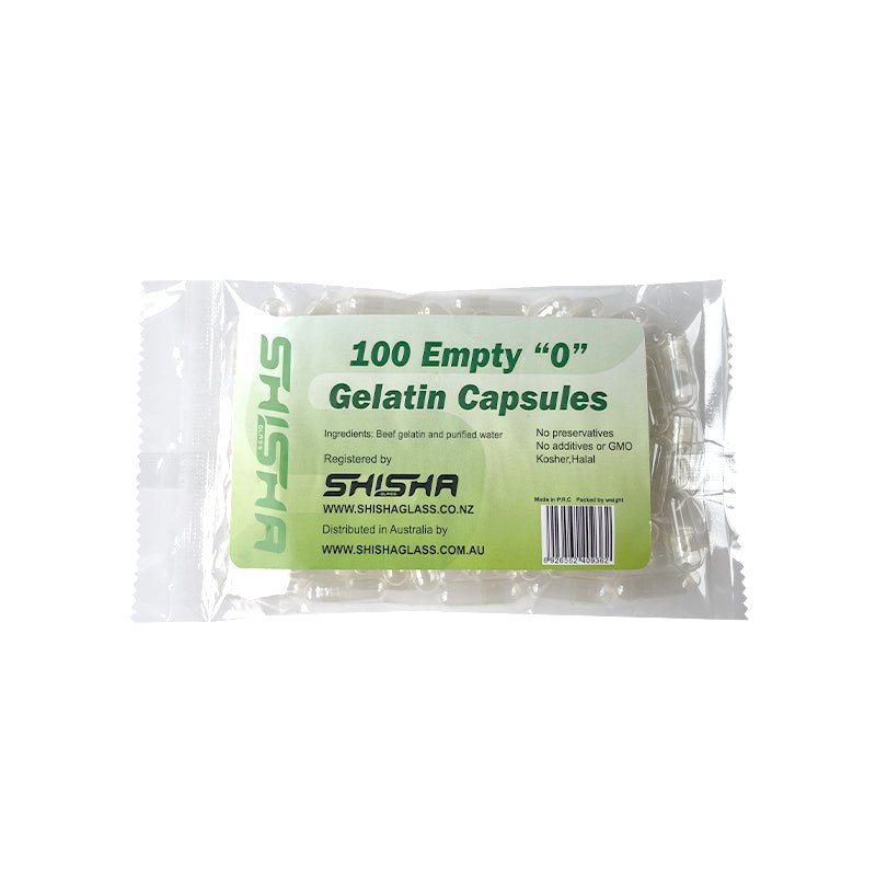 Gelatine Empty Capsules - Shisha Glass