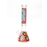 Glass Beaker Base Fancy Lion Bong With Ice Catcher 36cm - Shisha Glass