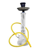 Glass Beaker Base Pattern Bong With Ice Catcher 35cm - Shisha Glass