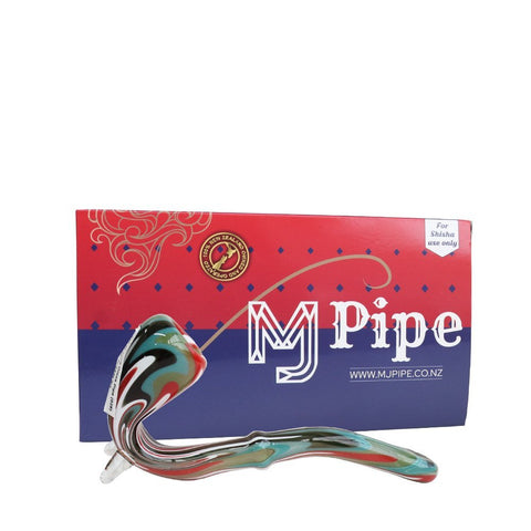 Glass Colorful Sherlock Weed Pipe 16cm - Shisha Glass
