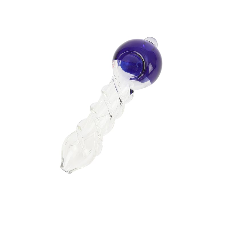 Glass Cyclone Spoon Weed Pipe 9.5cm - Shisha Glass