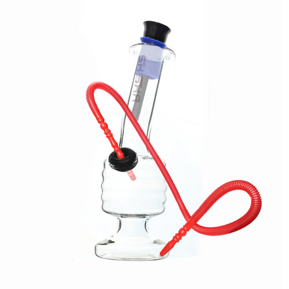 Glass Round Base Barrel Mini Bong 12.5cm - Shisha Glass