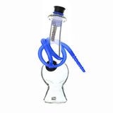 Glass Round Base with Curve Neck Mini Bong 12.5cm - Shisha Glass