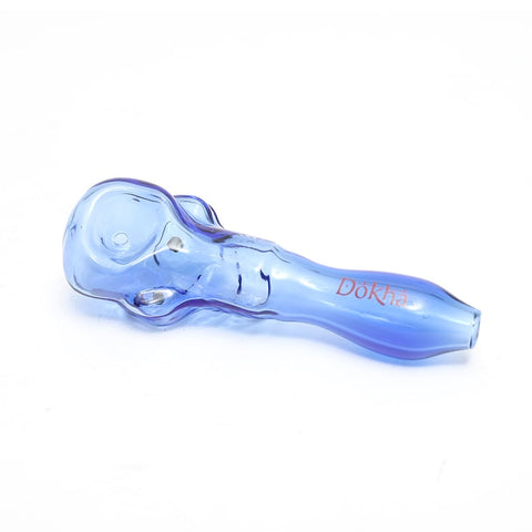Glass Skull Face Spoon Weed Pipe 12.5cm - Shisha Glass