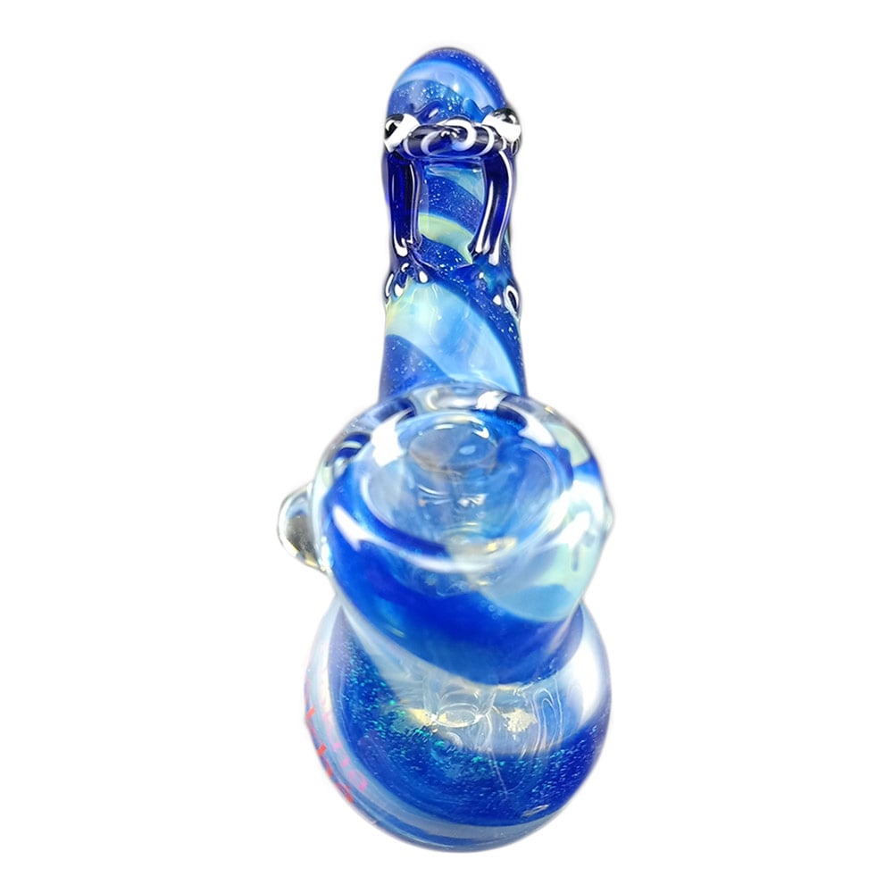 Glass Weed Dokha Pipe With Frog - Shisha Glass