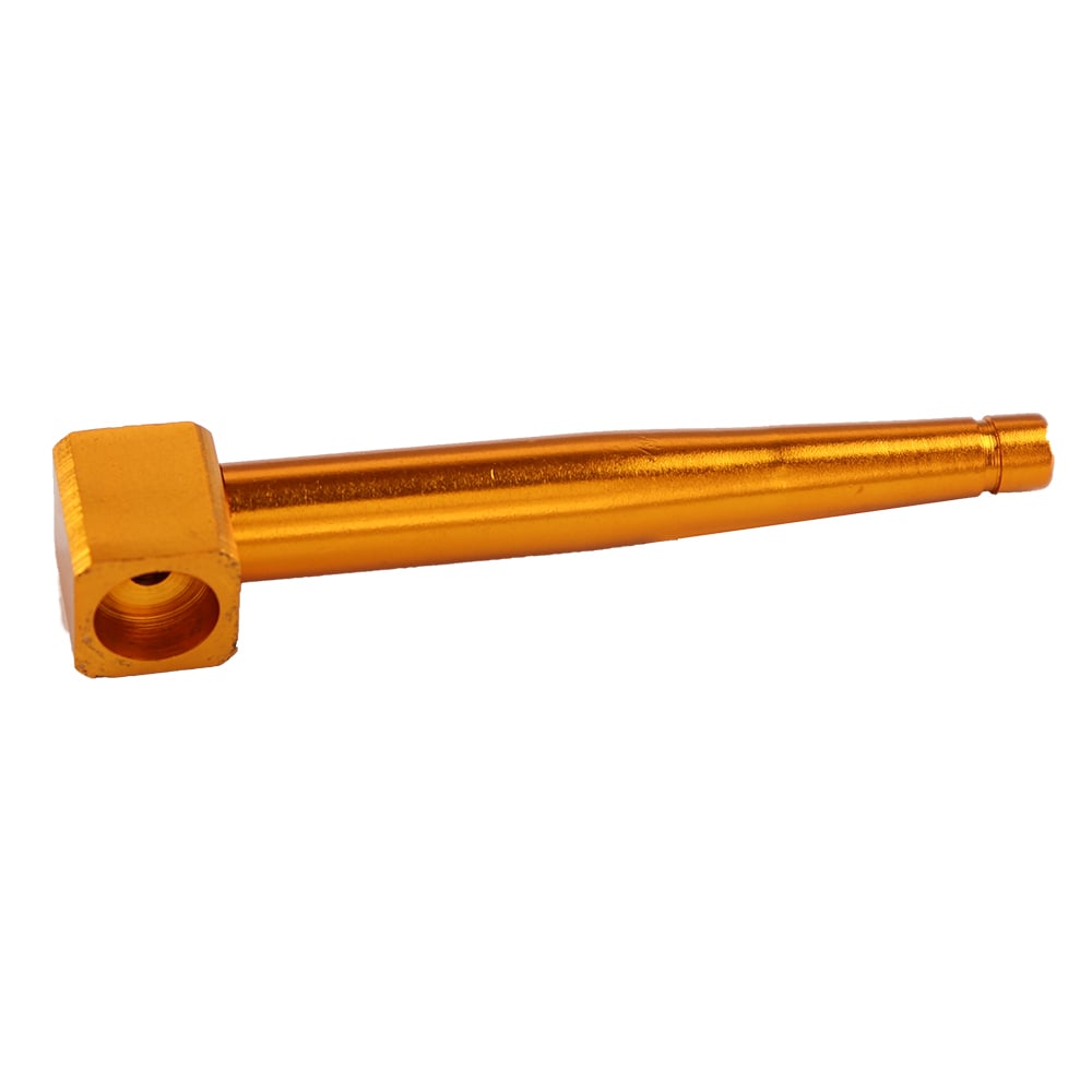 Golden Metal Hand Weed Pipe 10.3cm 1935 - Shisha Glass