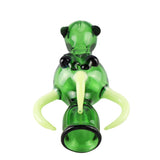 Green Beetle Spoon Weed Pipe 13cm - Shisha Glass